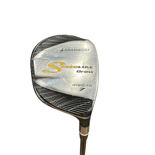 Used Adams Golf SPEEDLINE DRAW Mens Hybrid Club RH 7 Hybrid 11375-S000382350