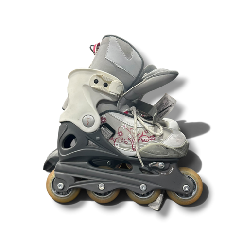 Used Bladerunner ADJUSTABLE 4-7 Senior Rec Fitness Skates White Adjustable 11375-S000382448