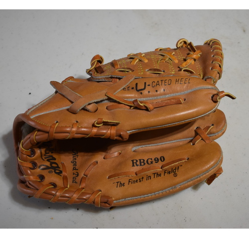 Rawlings Reggie Jackson Leather Baseball Glove RHT RBG90 RHT Deep Well Pocket 11inch