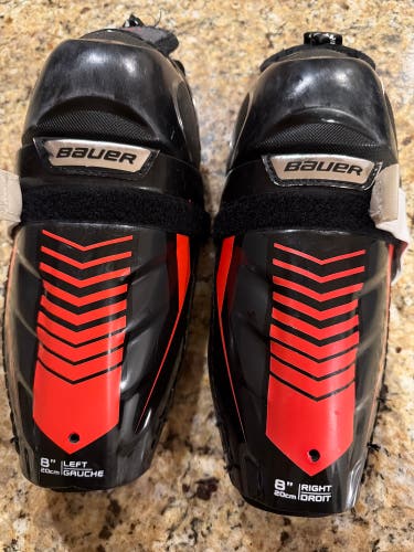 Youth Bauer Lil Sport 8" Shin Pads Pro Stock (Used)