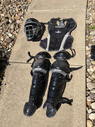 Black All Star System 7 Elite Catcher's Set (Used)