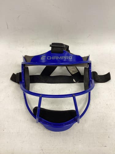 Used Champro FIELDERS MASK BB/SB Fielders Mask Royal Blue One Size 11851-S000053408