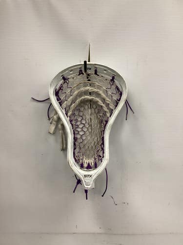 Used STX HAMMER 1K Mens Lacrosse Head White 11851-S000053404