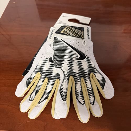 NWT adult XXL Nike alpha Elite Baseball Batting Gloves Vanderbilt commodores