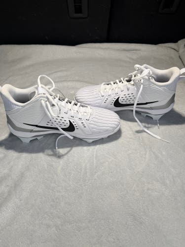 Men's Size M 10.0 (W 11.0) Nike ALPHA Mid Top Molded Cleats (New)