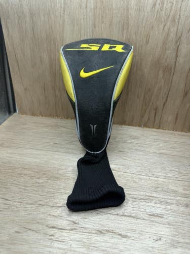Nike SQ SasQuatch Golf Driver Headcover Black Yellow Swoosh Vintage