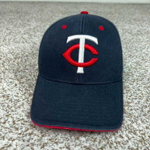 Minnesota Twins Hat Mens One Size Blue Baseball MLB Sports Logo Embroidered Cap