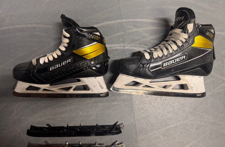 2020 Bauer Supreme Ultrasonic Hockey Goalie Skates Regular Width 11.5 (Used)