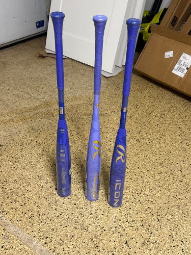 2027 Rawlings Icon 33 -3, BBCOR Baseball Bat