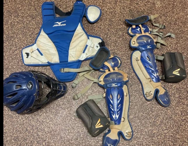Blue Mizuno Samurai Catcher's Set (Used)