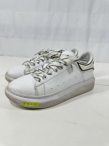 #337 Alexander McQueen Sneakers Womens Size 6 US Oversized Low Top White