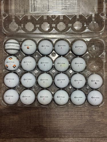 22 TaylorMade TP5x Golf Balls - 5A MINT CONDITION ONLY