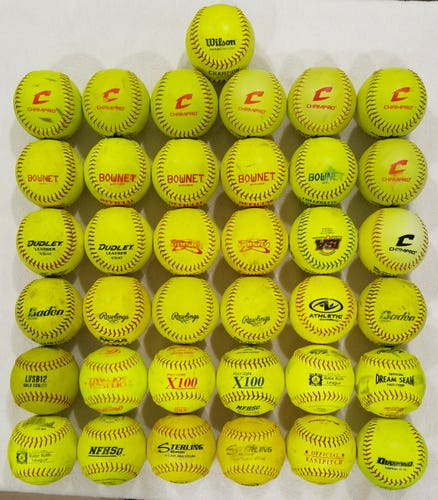 Softball 37 pack 12" (Used)