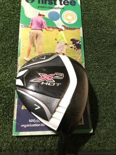 Callaway Ladies X2 Hot 7 Fairway Wood Aldila Graphite Shaft (41.25)