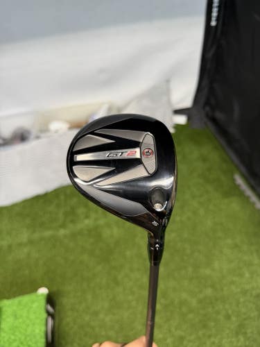 Titleist GT2 3 Wood 15* HZRDUS Black 70g Stiff Flex Shaft RH W HC