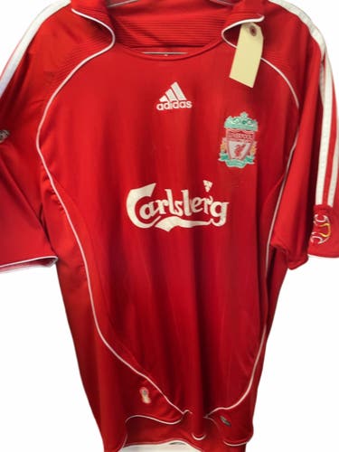 Adidas Liverpool FC Carlsberg Jersey Size Large Red