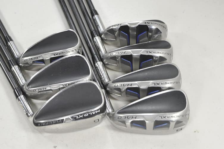 Cleveland Launcher XL Halo 5-PW,GW Iron Set Ladies Flex Cypher Graphite # 223145
