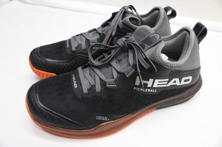 HEAD MOTION PRO TENNIS/PICKLEBALL MEN'S SHOES (BLACK/ORANGE) #273736 SZ 9