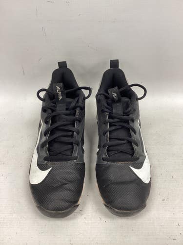 Used Nike ALPHA BASEBALL CLEATS BB/SB Cleats Black Junior 04 11851-S000053383