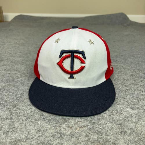 Minnesota Twins Mens Hat 7 1/2 Fitted Red White New Era 59Fifty All Star 2018