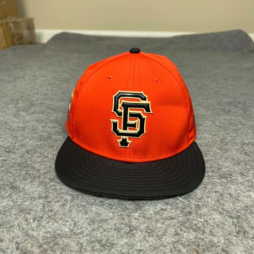San Francisco Giants Hat 7 1/4 Orange Black Fitted New Era 59Fifty Spring Train