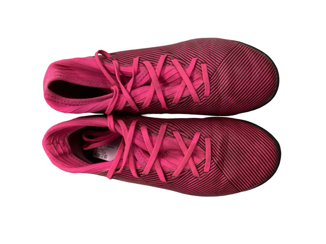 Used Adidas Soccer Turf Shoes Pink Junior 03 11613-S000191046