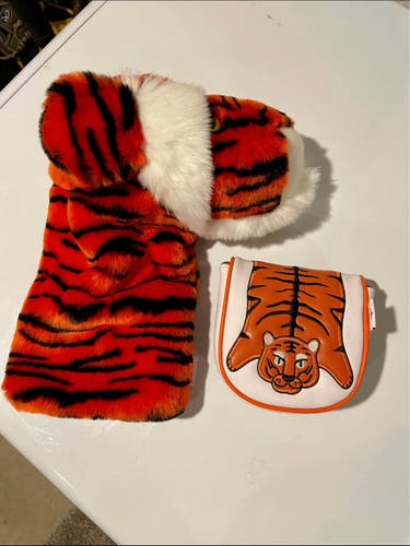 Tiger Driver and Putter Headcover