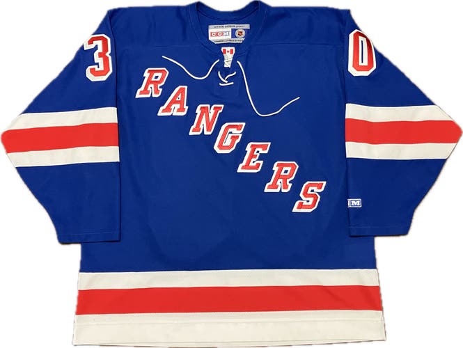 New York Rangers Henrik Lundqvist CCM NHL Hockey Jersey Size XL