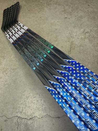 6 PACK 65 Flex P92M True Hzrdus 9x4 Senior Right Hand Hockey Stick Team USA Pro Stock (New)