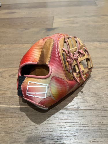 Rawlings REV1X Rare Pink Cherry Blossom RH Infield Baseball Glove 11.75" (Used)