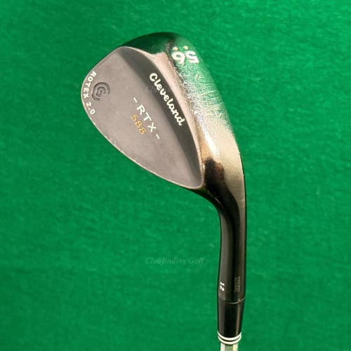 Cleveland RTX 588 Rotex 2.0 Black 56-12 56 Sand Wedge Dynamic Gold Wedge Flex