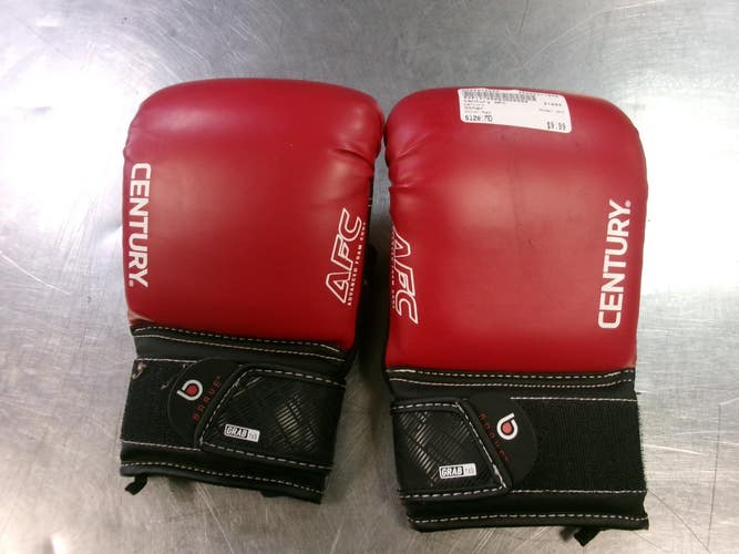 Used Century AFC Heavy Bag Gloves Red MD 11868-S000072244