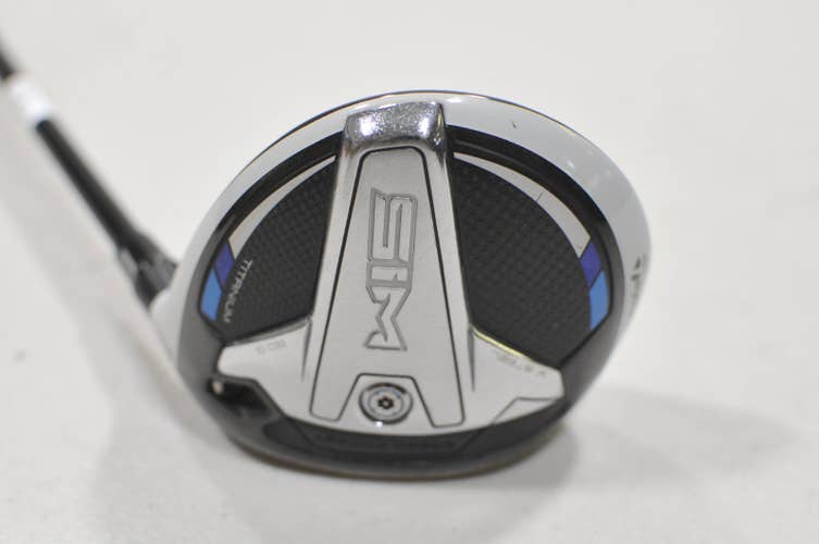 TaylorMade SIM Ti 3-15* Fairway Wood Stiff HZRDUS RDX Red 6.0 Graphite #228558