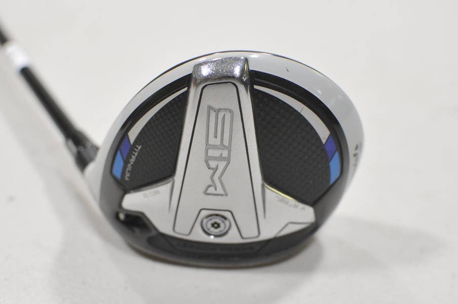 TaylorMade SIM Ti 3-15* Fairway Wood Stiff HZRDUS RDX Red 6.0