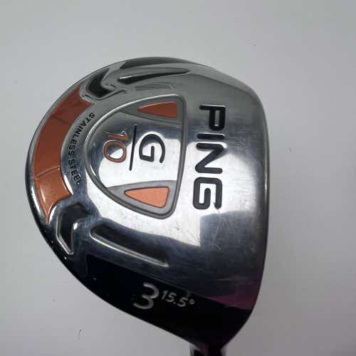 Ping G10 3 Fairway Wood 15.5* TFC 129 F Stiff Graphite Mens RH