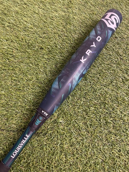 Black 2025 Louisville Slugger Kryo Composite Bat (-10) Composite 20 oz 30" (Used)