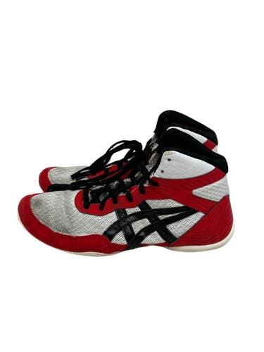Used Asics MATFLEX Wrestling Shoes Red Junior 04.5 11692-S000157968
