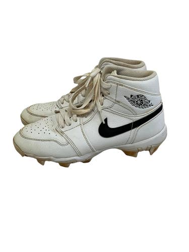 Used Nike JORDAN 1 Jr FB Cleats White Junior 05 11692-S000157960
