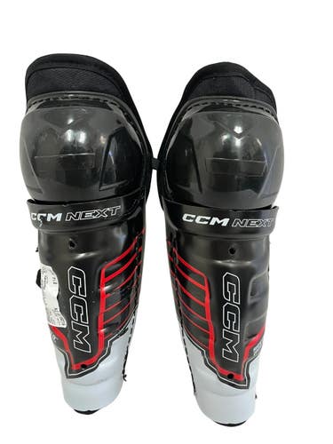 Used CCM NEXT Youth Shin Guards Black 9" 11692-S000158029