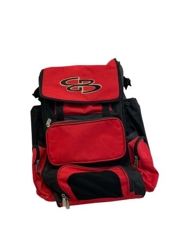 Used BoomBah BB/SB BACKPACK BB/SB Player Backpack Black And Red 11692-S000157937