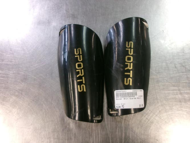Used Soccer Shin Guards Adult Black MD 11868-S000072231