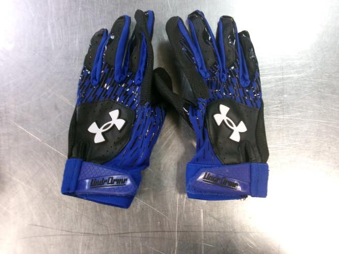 Used Under Armour BB/SB Batting Gloves Navy Blue XS 11868-S000072241