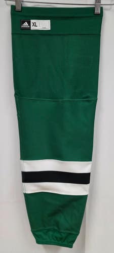 Dallas Stars Socks Hockey ADIDAS PRO STOCK ELITE (Made in Canada) Size XL (NEW)