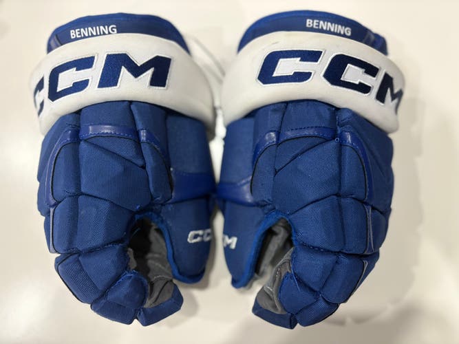 TORONTO MAPLE LEAFS /Marlies PRO STOCK GLOVES CCM HG12XP game worn gloves