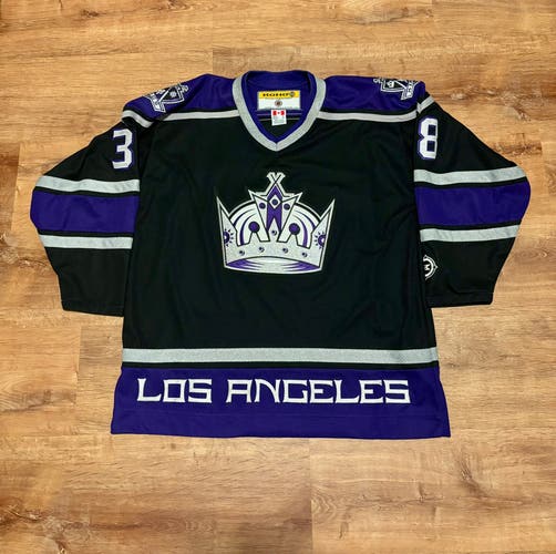 Koho Pavol Demitra Los Angeles Kings Jersey Crown Black (XL)