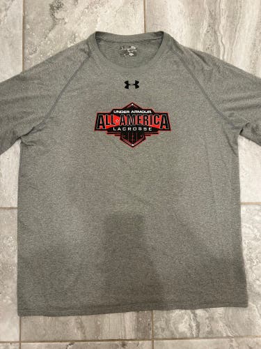 Under Armour All-American Lacrosse Gray Large Men's Under Armour Shirt (Used)