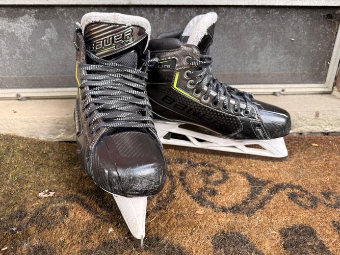 2021 Bauer Elite Hockey Goalie Skates Regular Width 8 (Used)