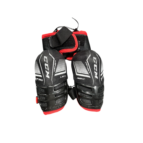 Used CCM FT350 Junior Elbow Pads MD 11375-S000382956
