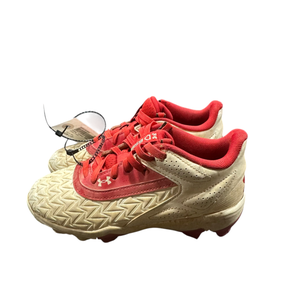 Used Under Armour BSBL BB/SB Cleats Red Junior 01 11375-S000382894