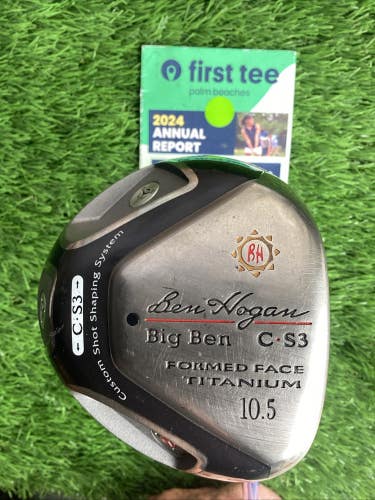 Ben Hogan Big Ben C-S3 Titanium Driver 10.5* With Grafalloy Blue Regular Graphit
